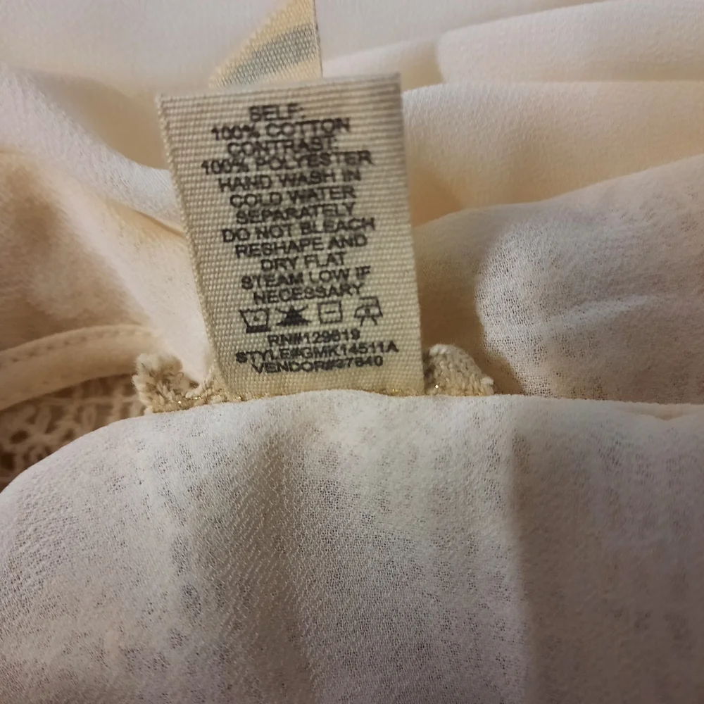 Gimmicks By BKE Ivory Crochet Top - Picture 8 of 8